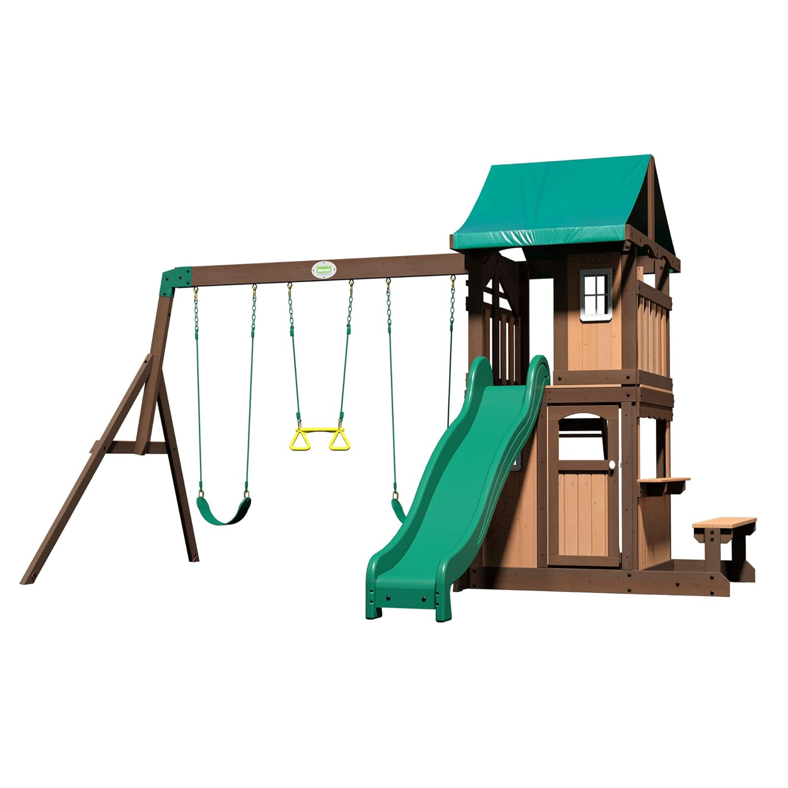 outdoor play equipment slide swing