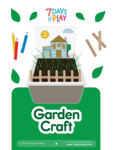 Garden Craft - Printable for Kids