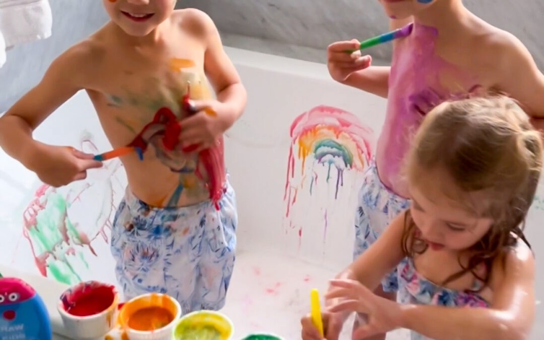 How to Make Kids Bath Paint – Colorful Clean Fun