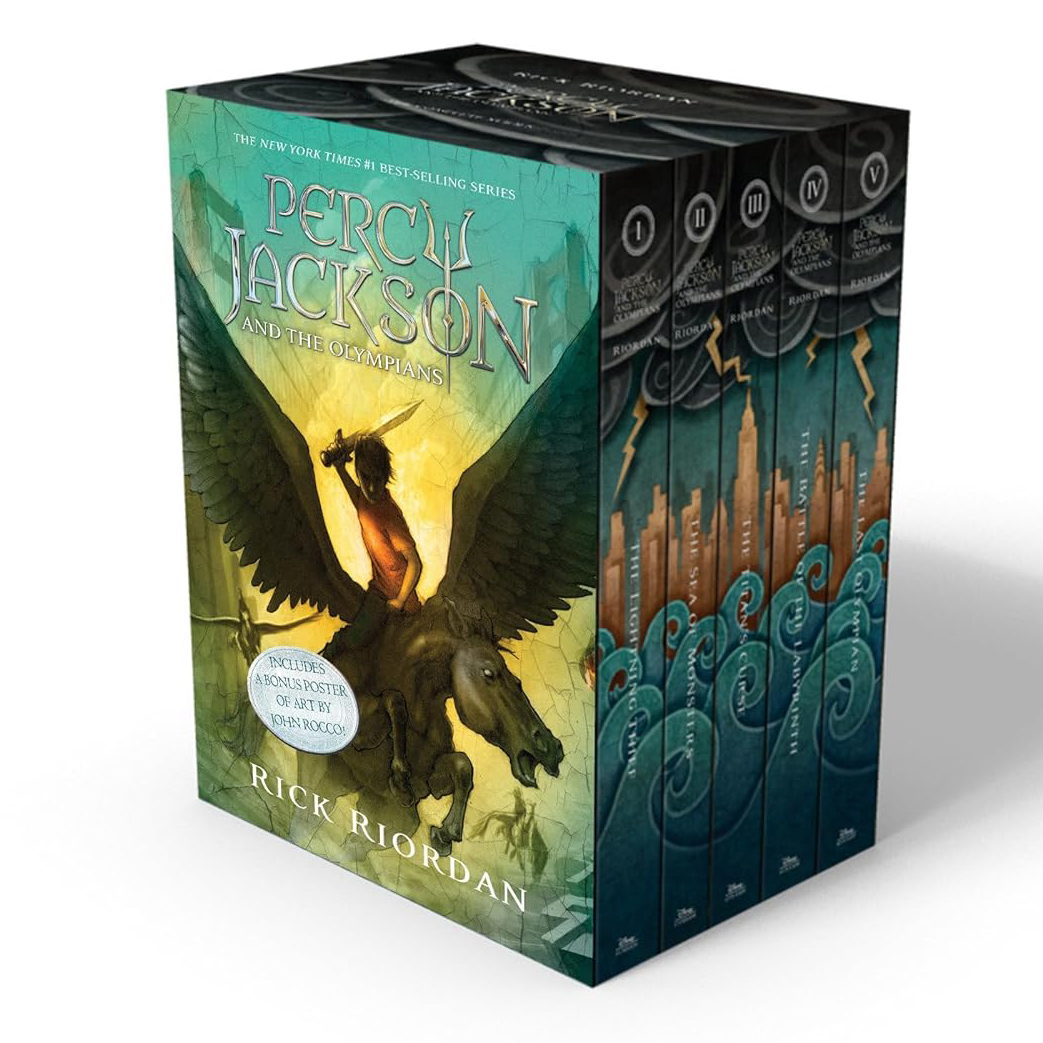 percy jackson book set for readers