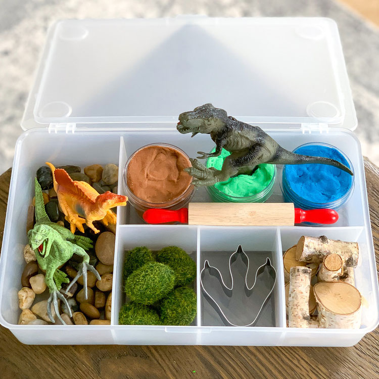 Dinosaur Play Dough Kit – How to Assemble with Easy Recipe