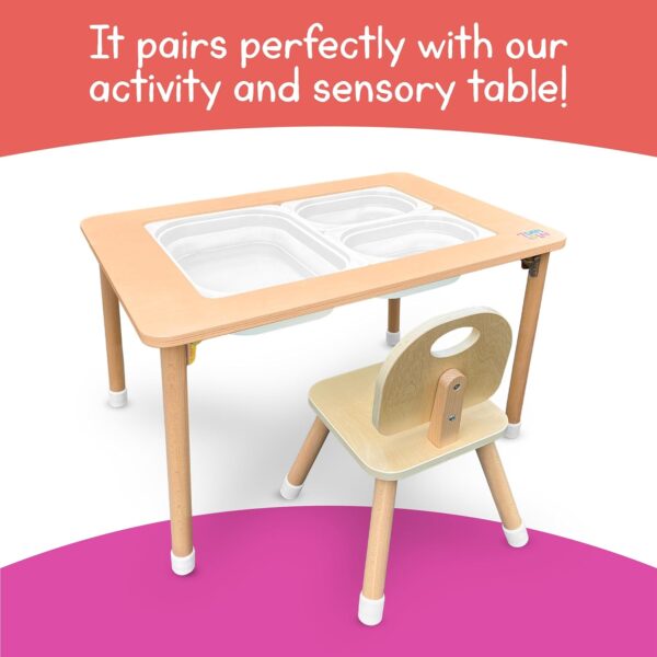 7 Days of Play Set of 2 Wooden Kids Chairs for Home, Classroom, Preschool, Daycare, Playrooms (Ages 2+) - Image 4