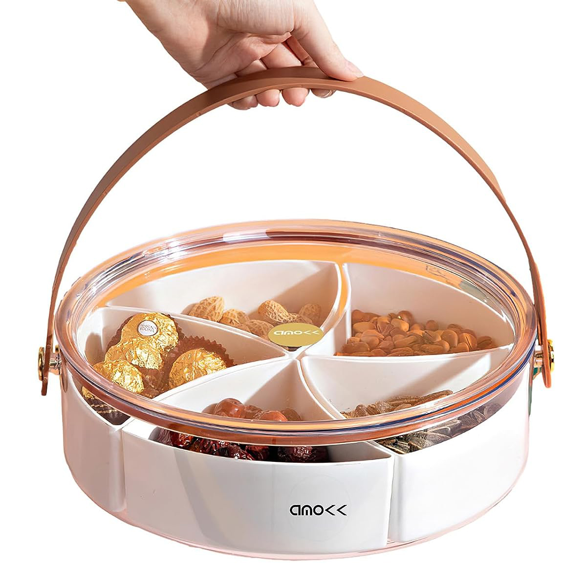 divided snack tray for picnic