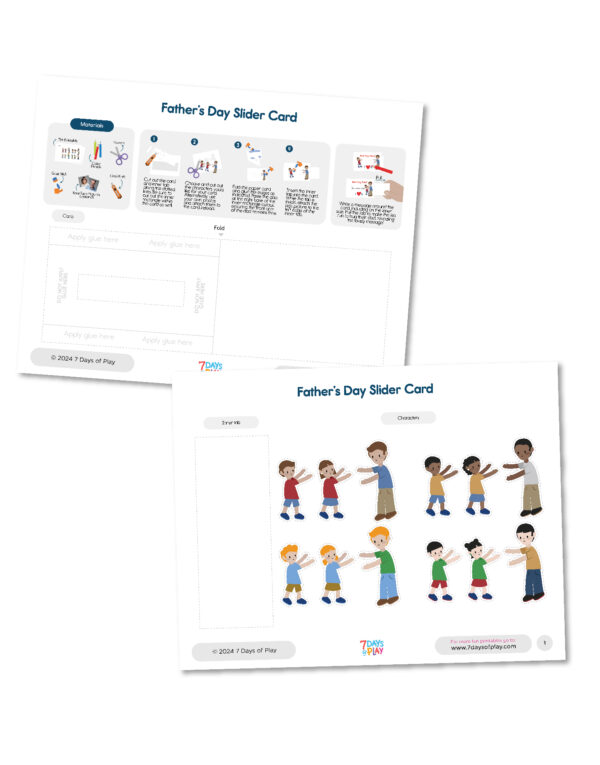 Father’s Day Slider Card - Printable