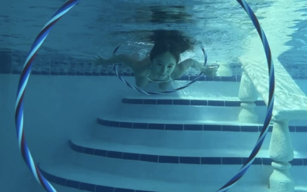 How to Make Swim Through Rings, A Fun Underwater Activity!
