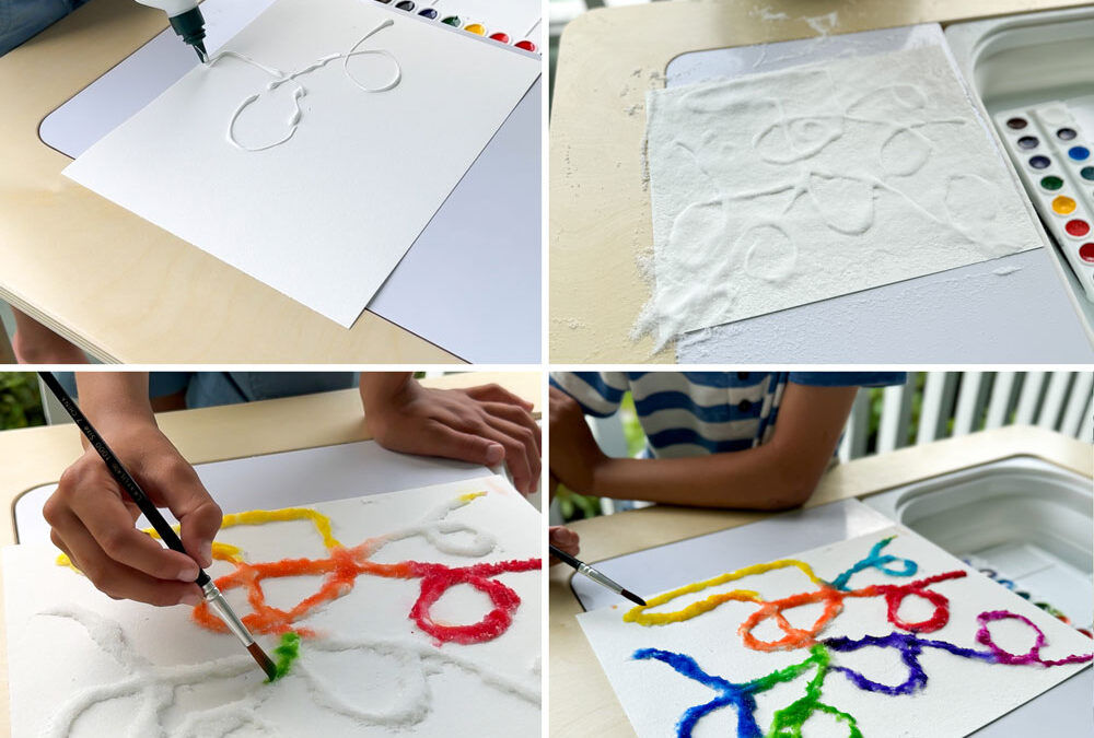 How to Make Salt Paintings for Kids