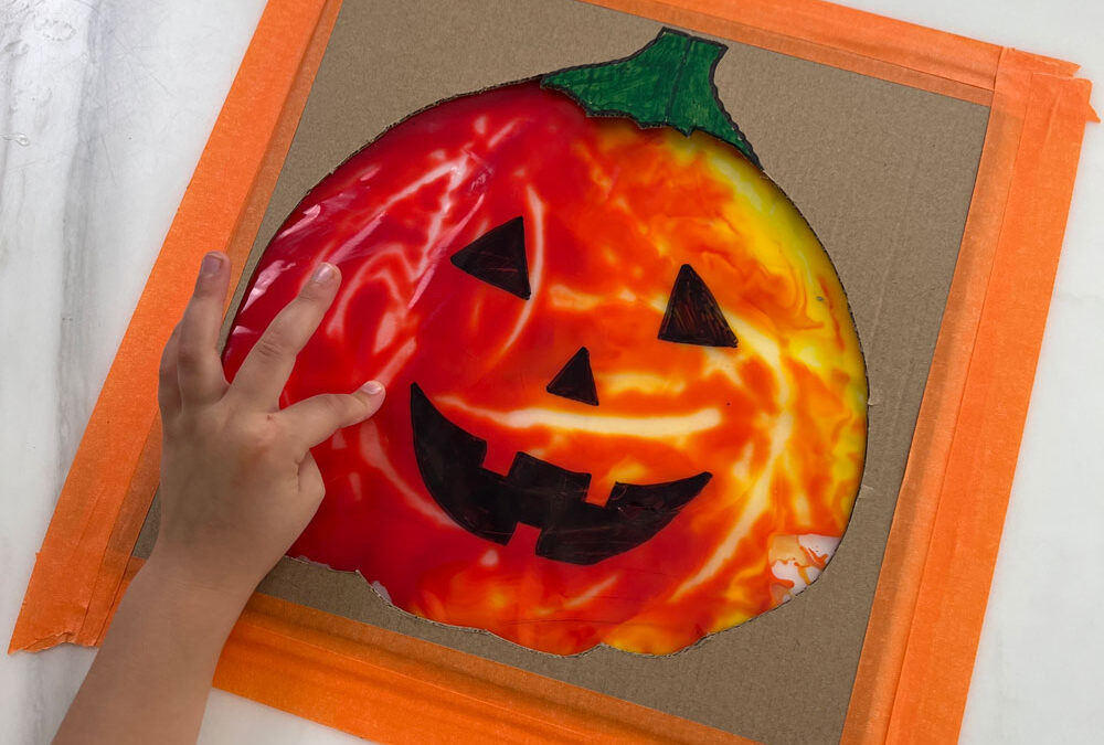 Hands-On Halloween Sensory Bag: Craft, Play, and Color-Mixing Fun