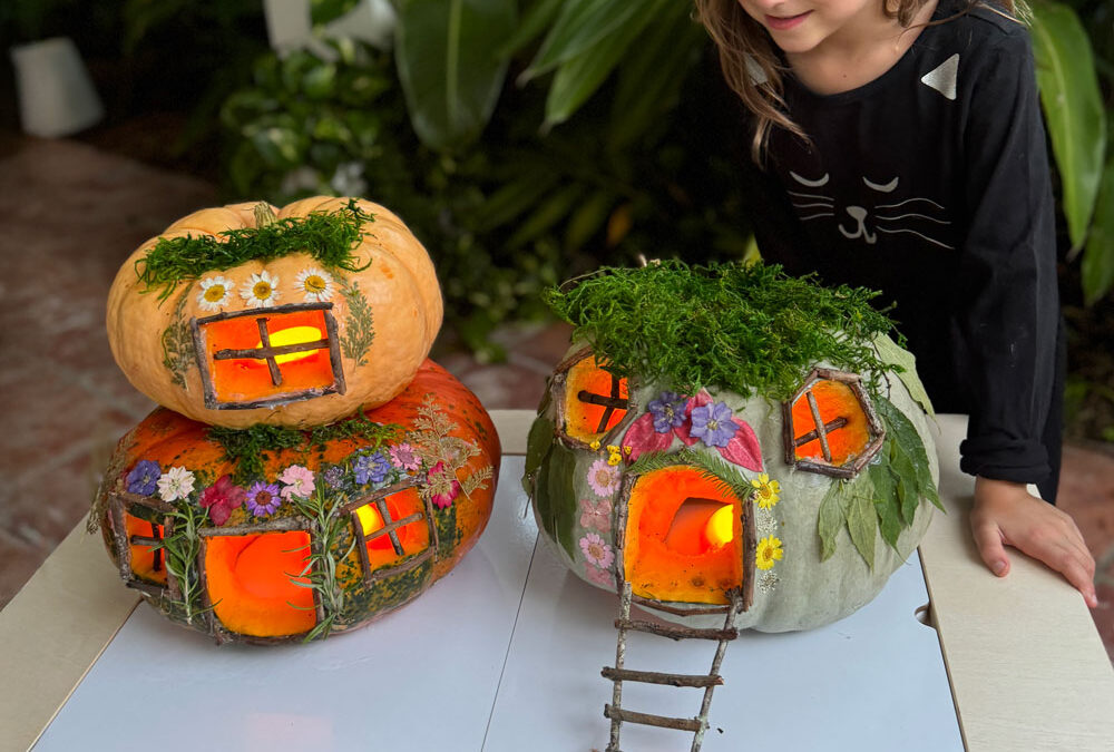 How to Make a Fairy House Pumpkin | Easy No-Carve Idea
