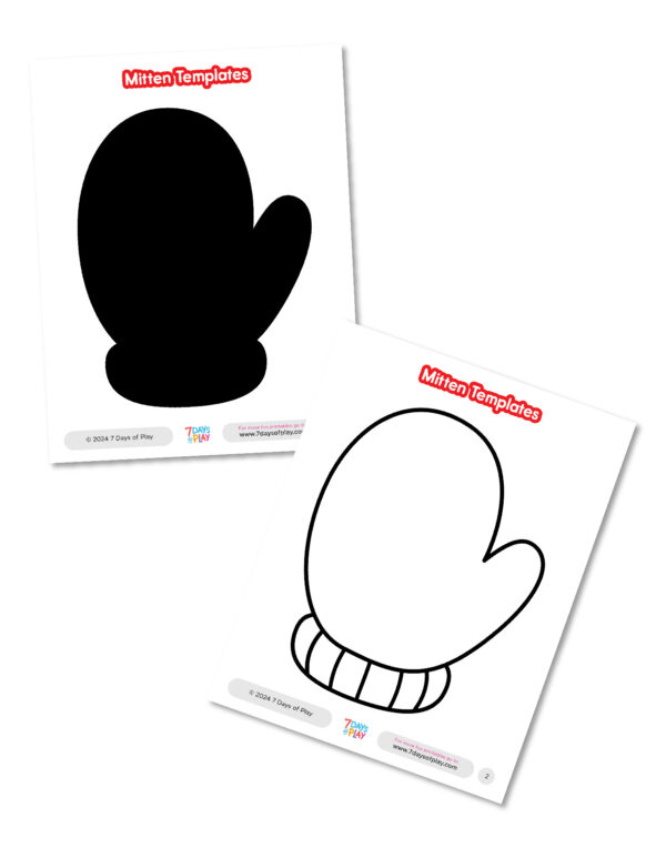 Mitten Templates - Free Printable