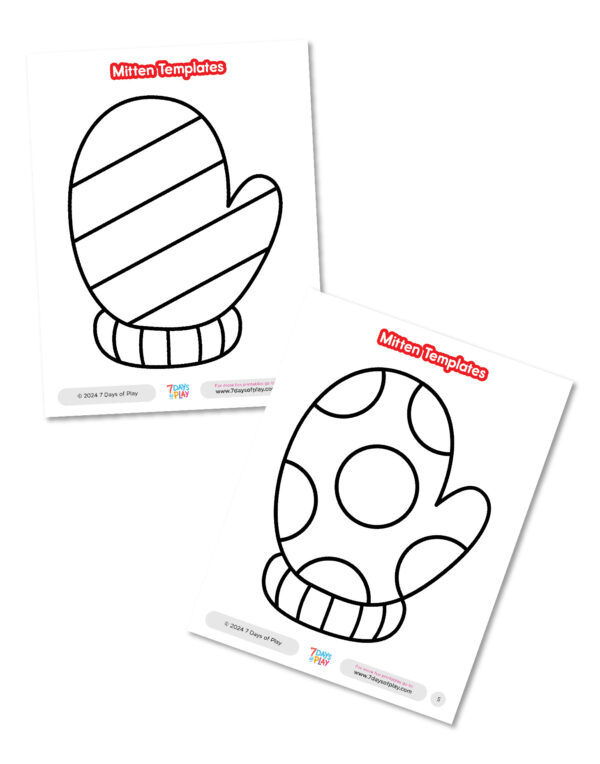 Mitten Templates - Free Printable