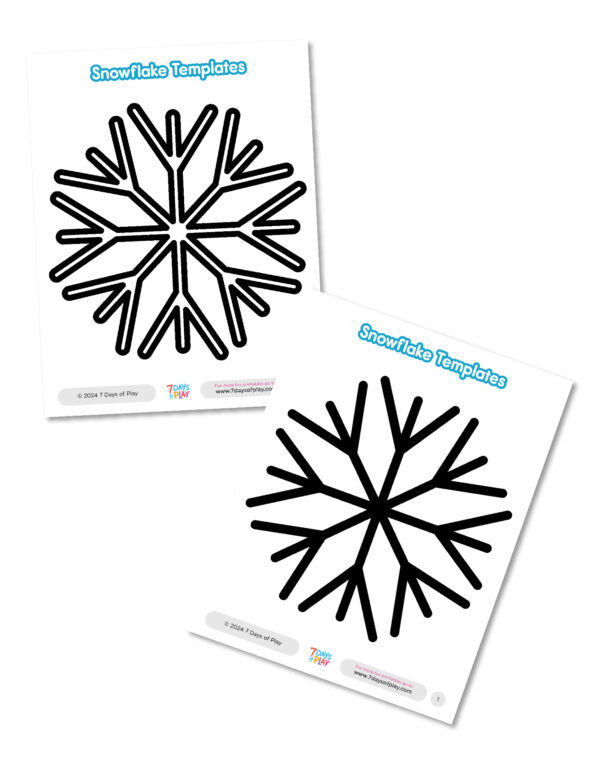 Snowflake Templates - Free Printable