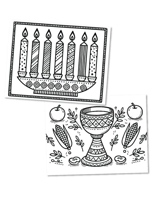 Coloring Pages Kwanzaa - Printable