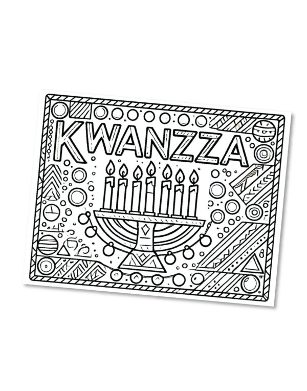 Coloring Pages Kwanzaa - Printable