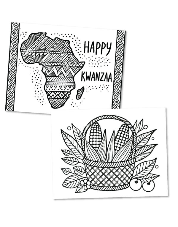 Coloring Pages Kwanzaa - Printable