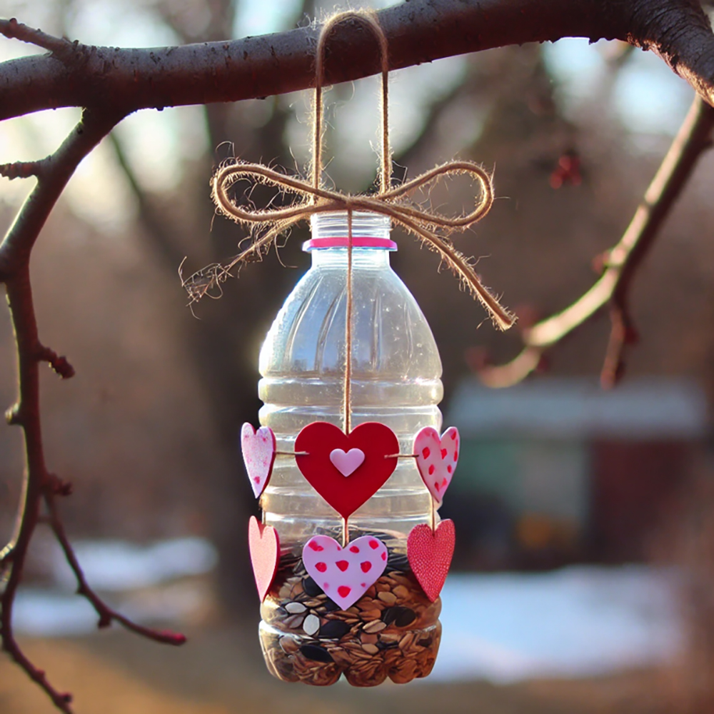 Valentines Craft Ideas Bottle Bird