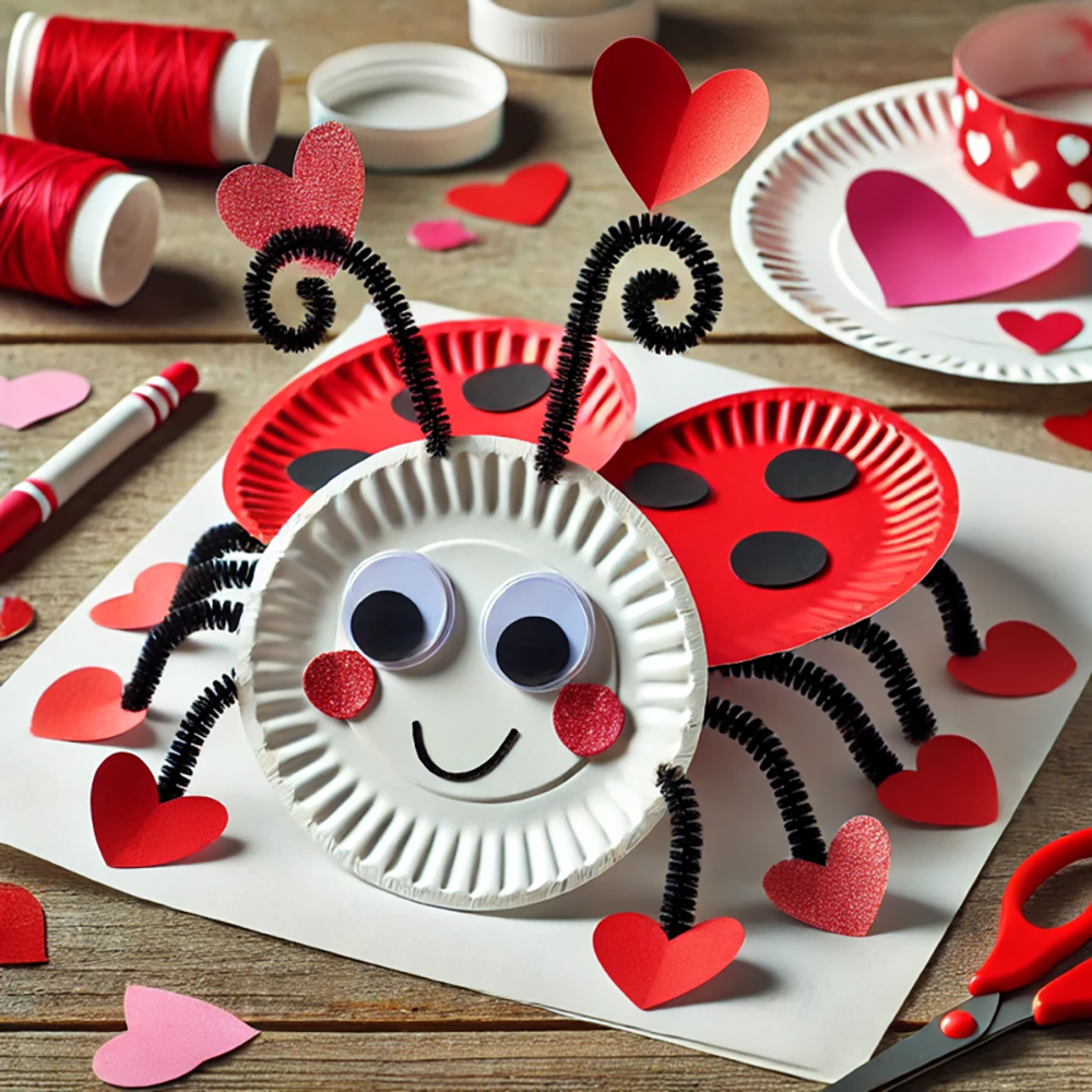 Valentines-Craft-Ideas-Plates-ladybug