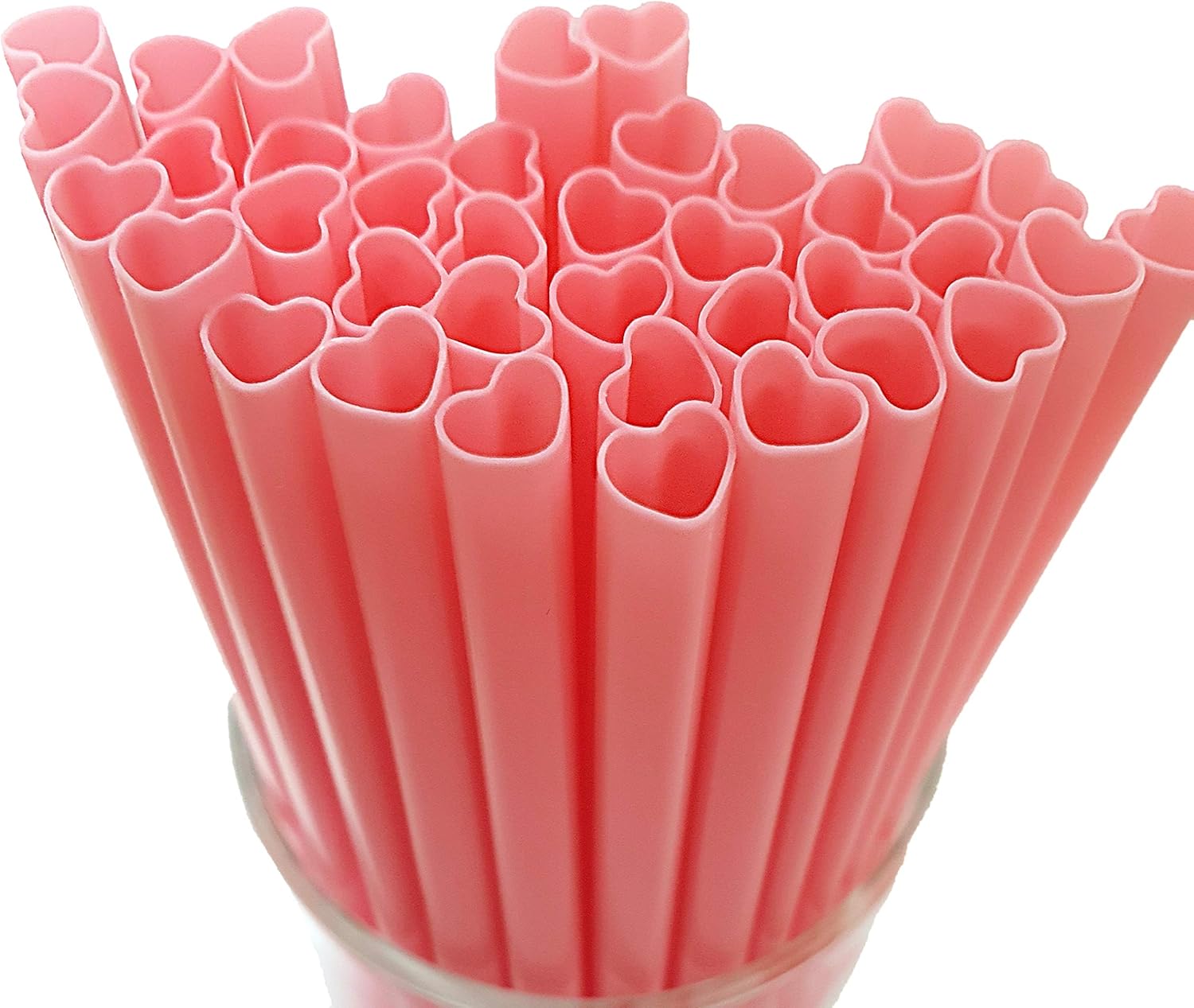heart shaped straws valentines day