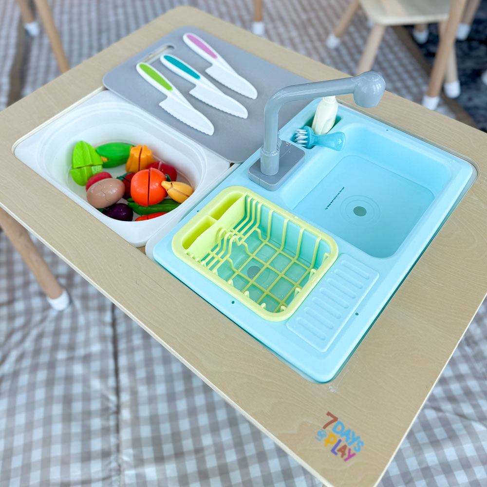 play sink sensory play activity