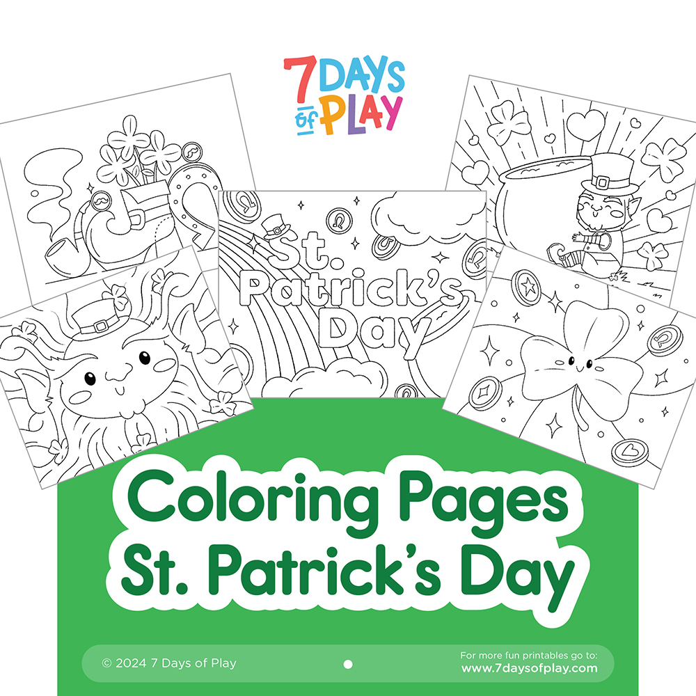 St.Patrick's day craft ideas coloring printable