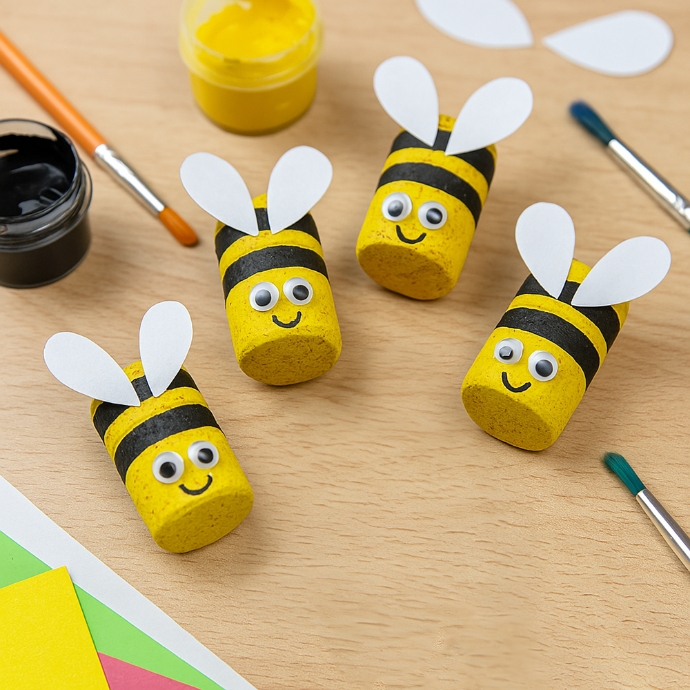 Easter-craft-ideas-bee-cork