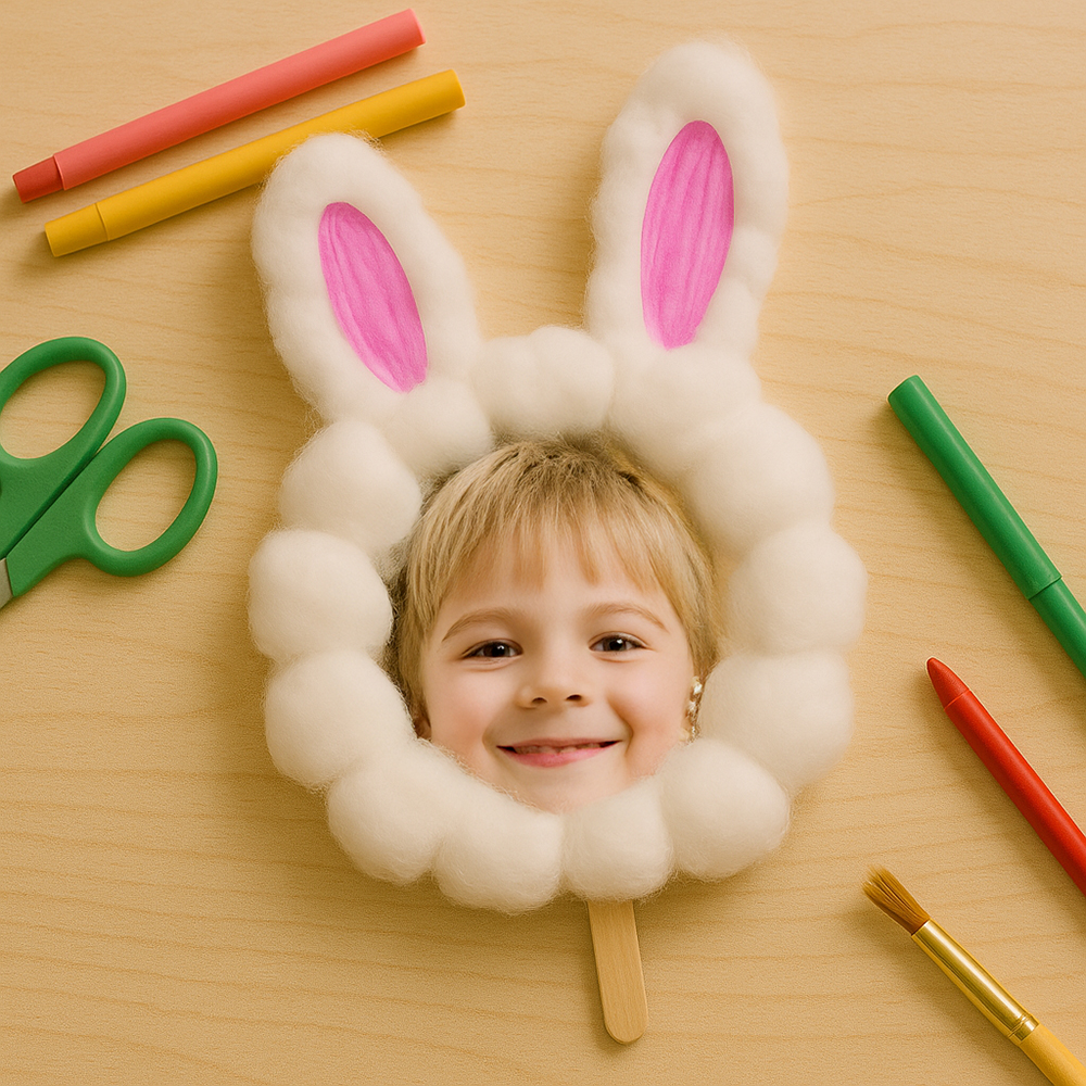 Easter-craft-ideas-bunny-cotton-mask