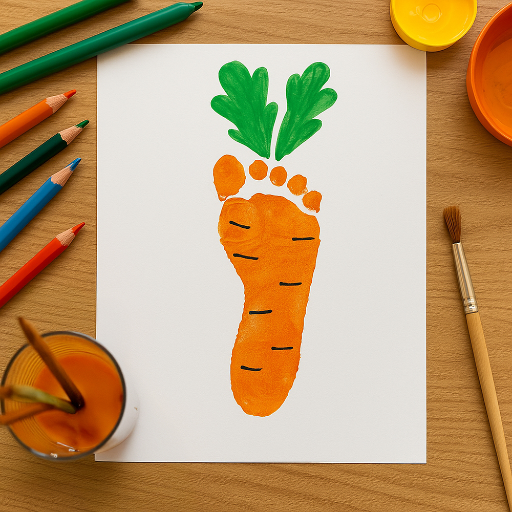Easter-craft-ideas-carrot-footprint