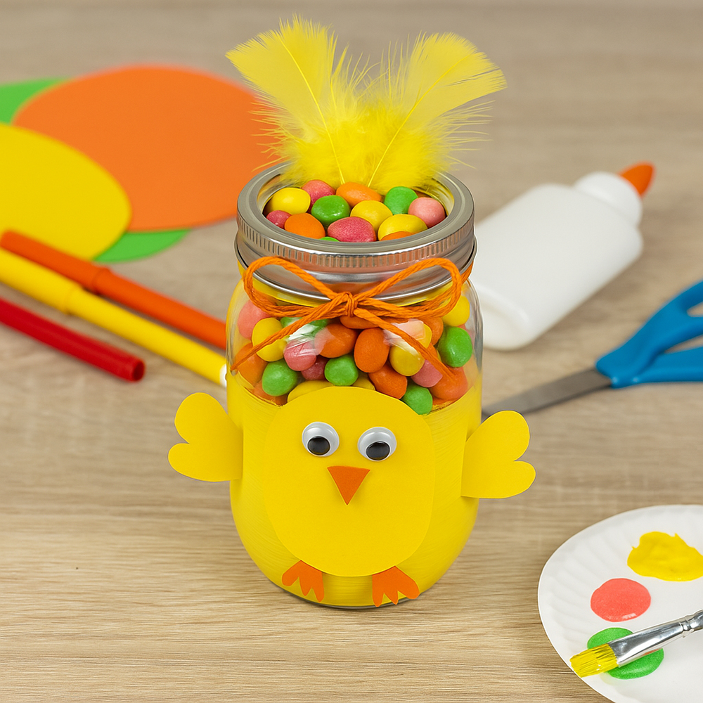 Easter-craft-ideas-mason-jar-chicken