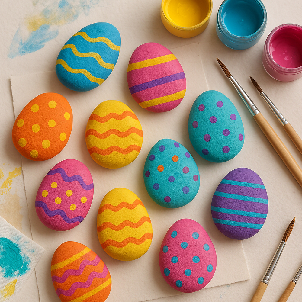 Easter-craft-ideas-rocks-paint-eggs
