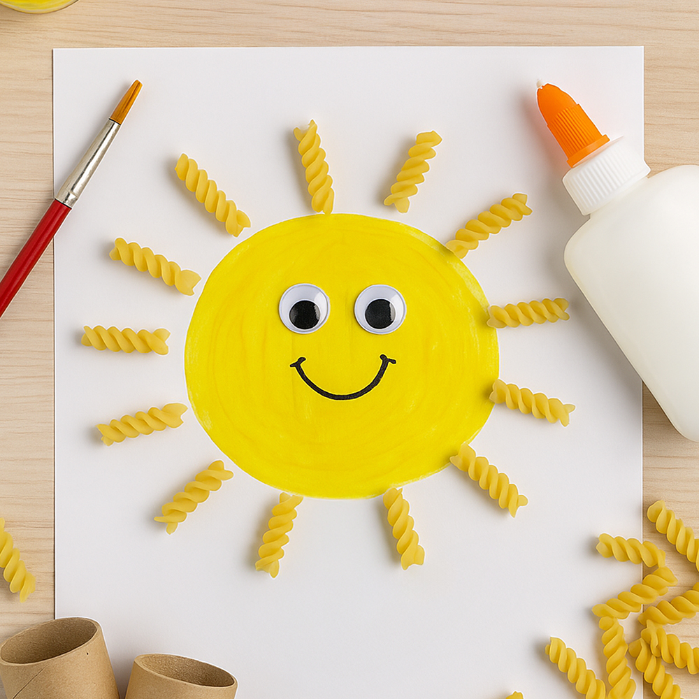 Easter-craft-ideas-sun-pasta