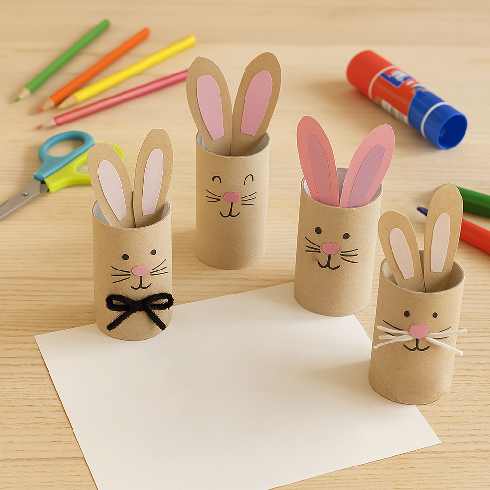Easter-craft-ideas-toilette-paper-tube-bunny