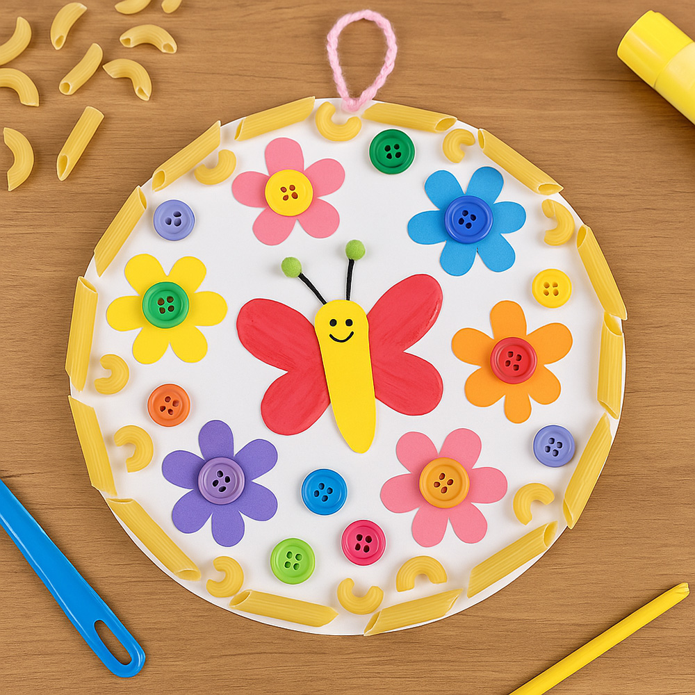 Spring-craft-ideas-butterfly-pasta