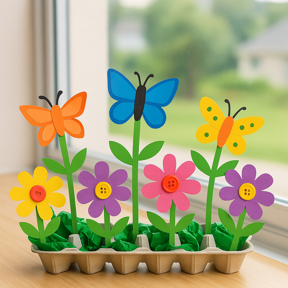 Spring-craft-ideas-egg-carton-garden