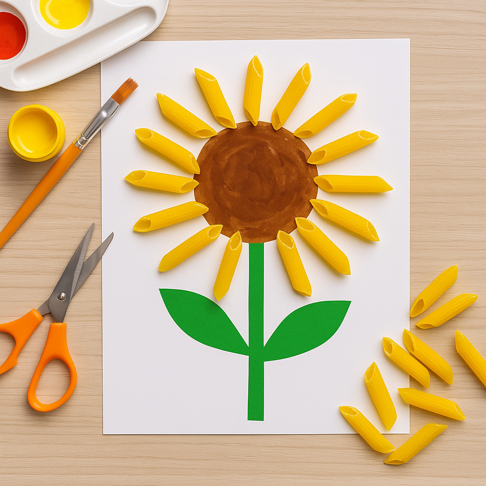 Spring-craft-ideas-flower-pasta