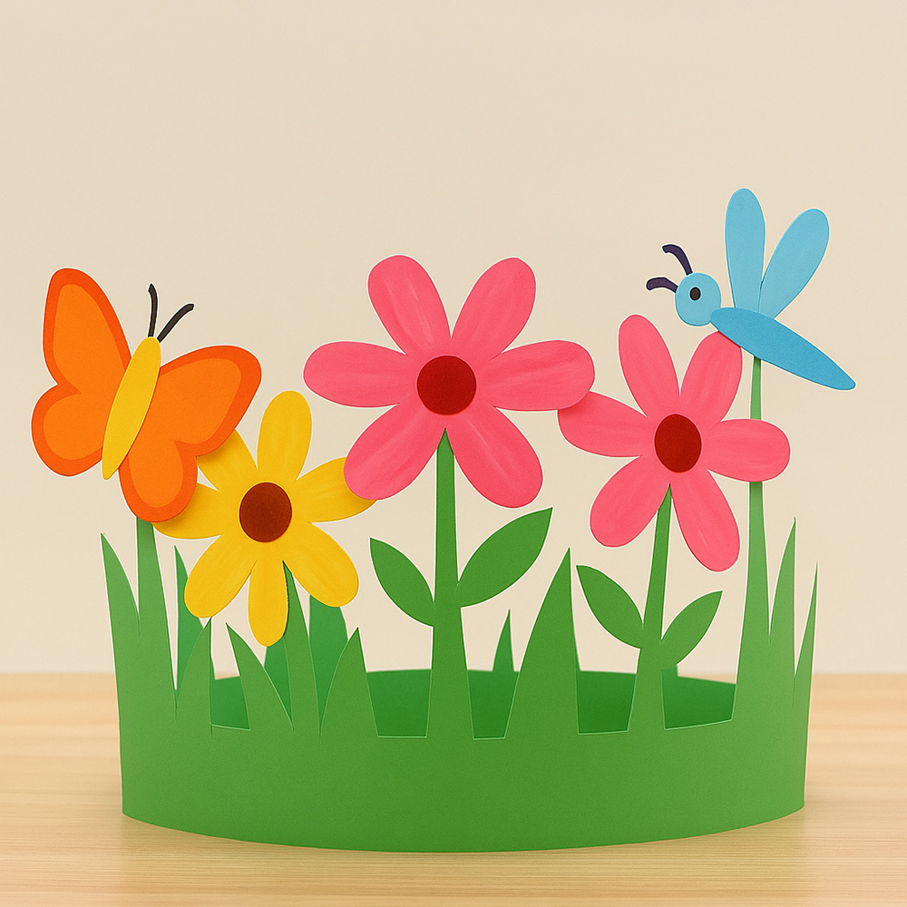 Spring-craft-ideas-flowers-crown
