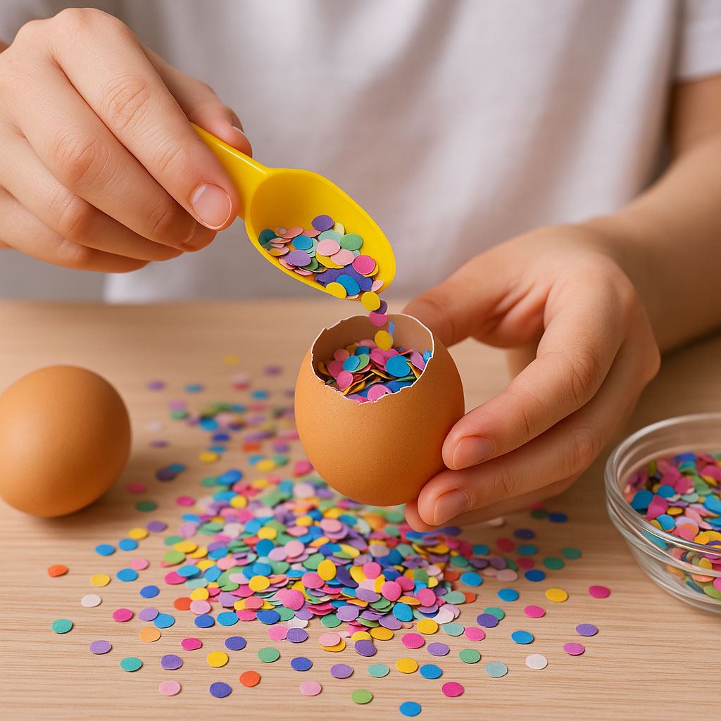 cascarones how to empty out an egg