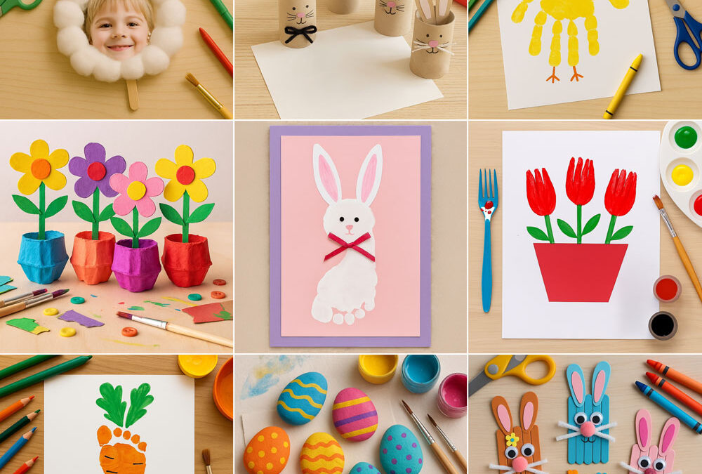 50+ Easy Easter Crafts for Kids That Are Fun and Festive