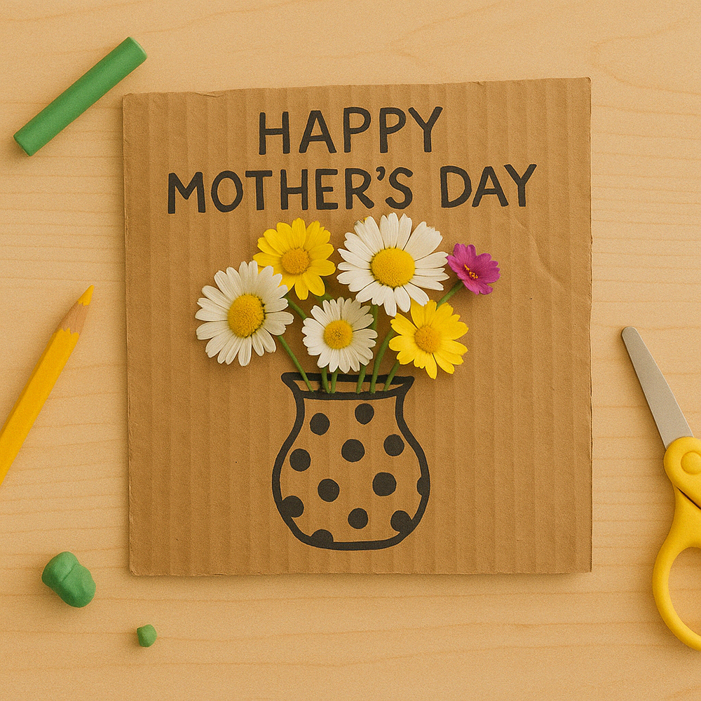 mothers-day-craft-ideas-cardboard-flowers-card.