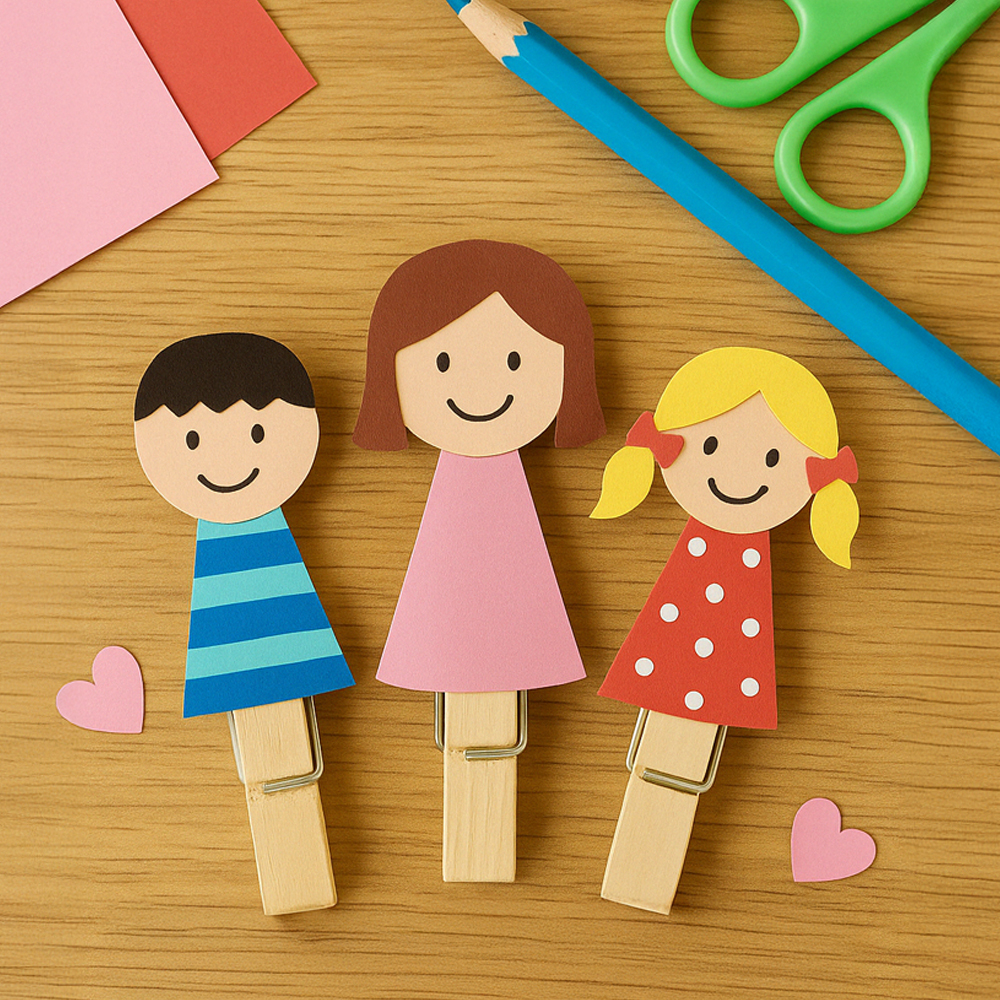 mothers-day-craft-ideas-family-pegs