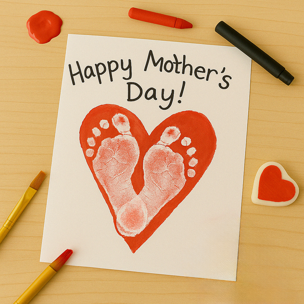 mothers-day-craft-ideas-footprint-heart-card