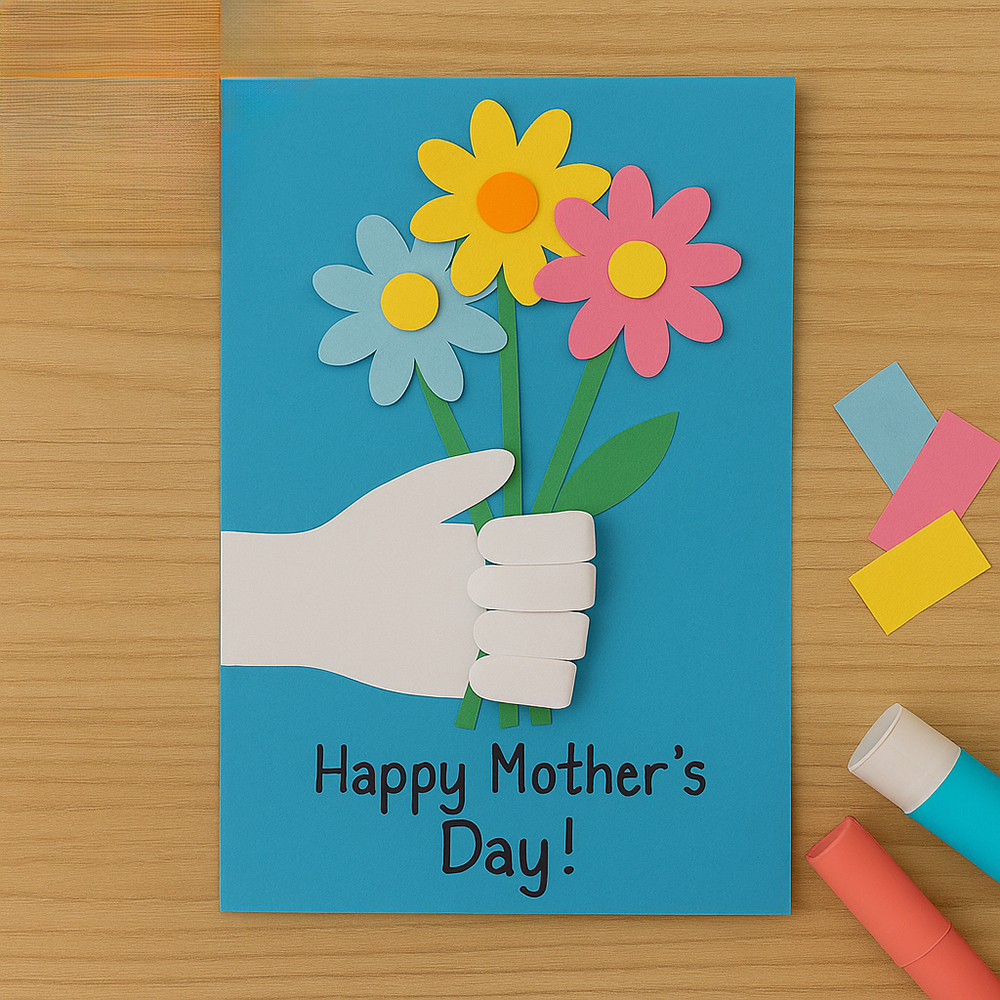 mothers-day-craft-ideas-hand-cutout-flowers