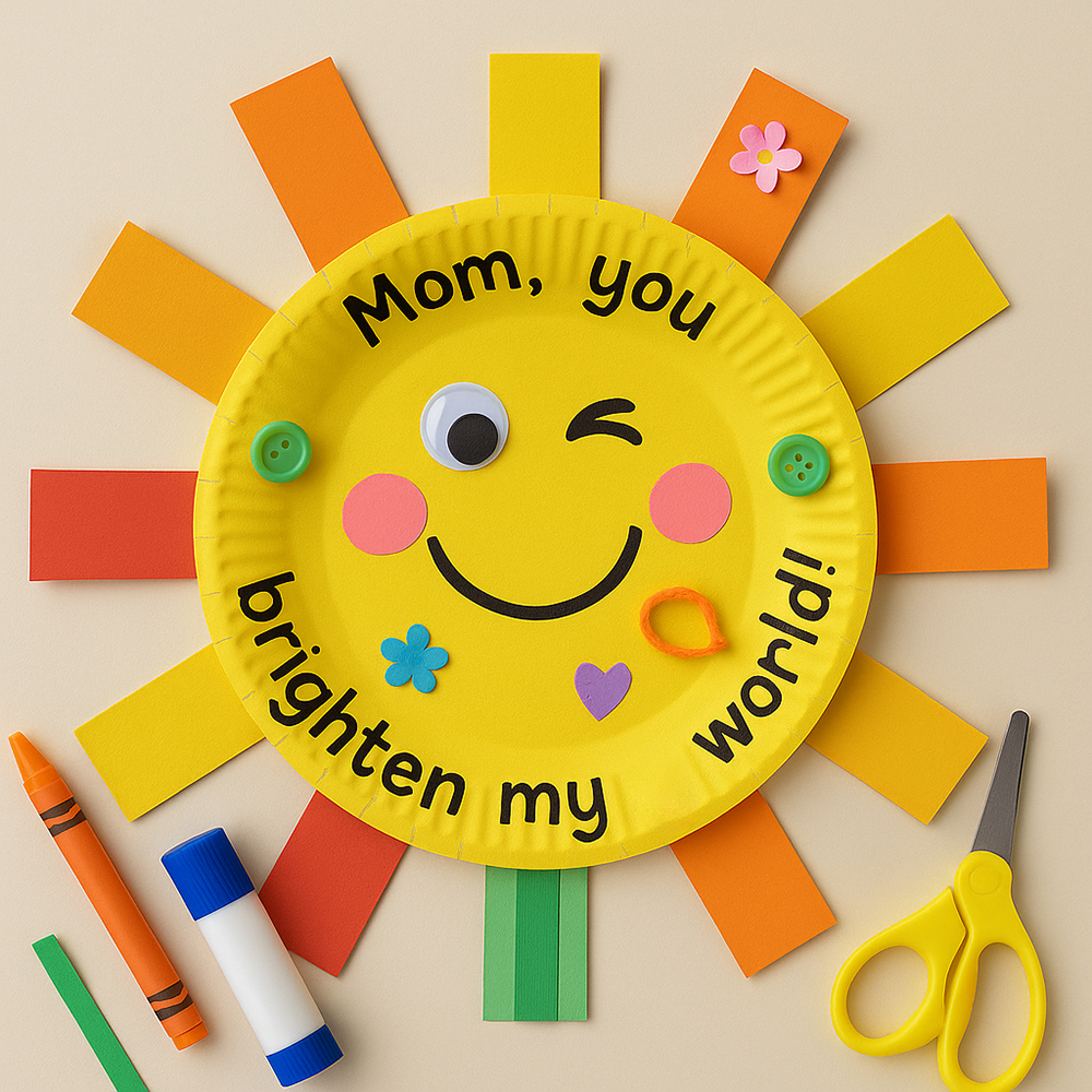 mothers-day-craft-ideas-sun-paper-plate
