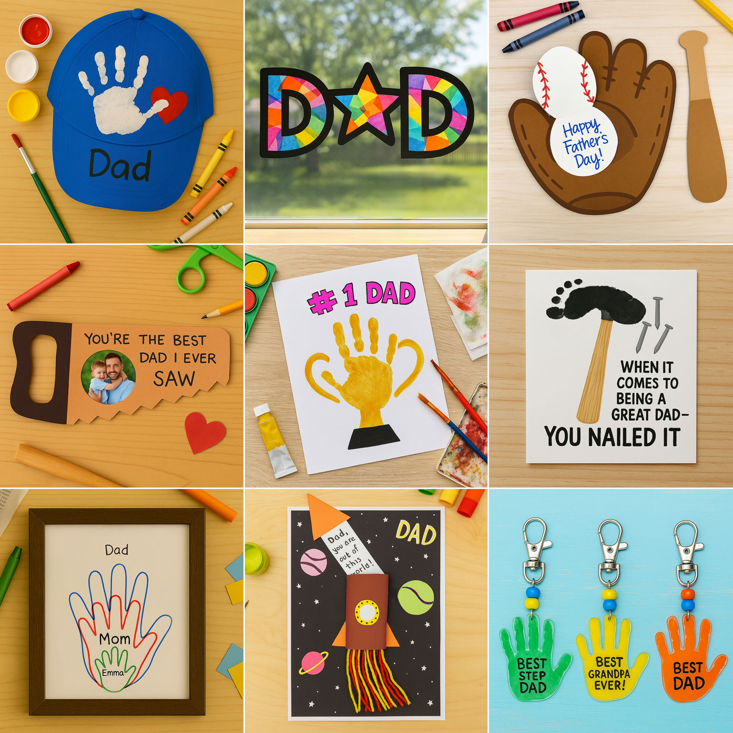 Handmade Father’s Day Crafts That Dad Will Actually Want to Keep