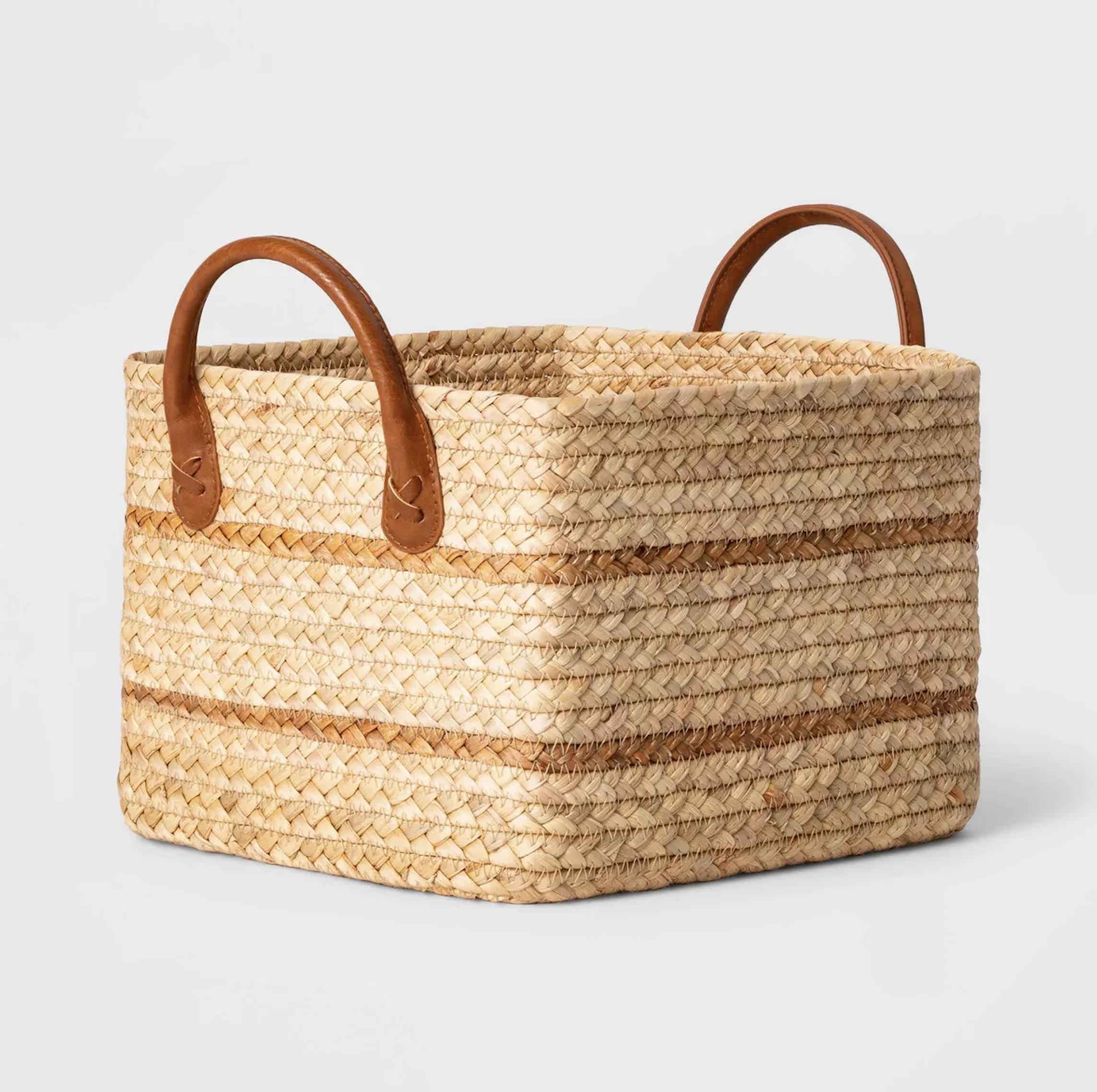 basket with handles