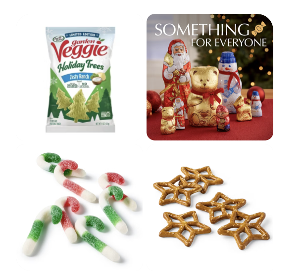 holiday-themed-snacks Christmas themed snacks and candy