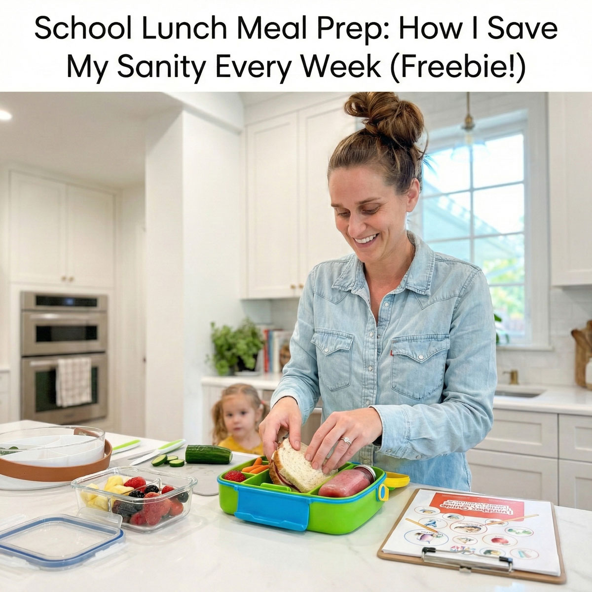 School Lunch Meal Prep: How I Save My Sanity Every Week