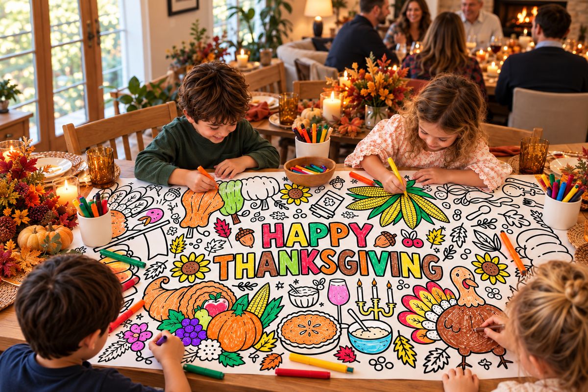 Thanksgiving Kids’ Table Ideas: Activities, Games and Easy Hosting Tips